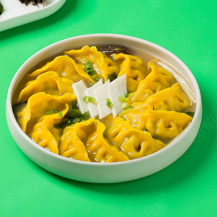 菌湯菌菇雞肉餃